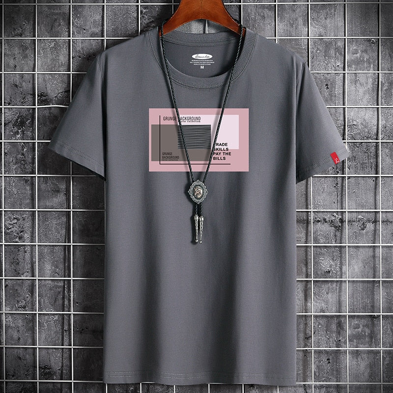 Black Oversized Anime Graphic Print T-Shirt