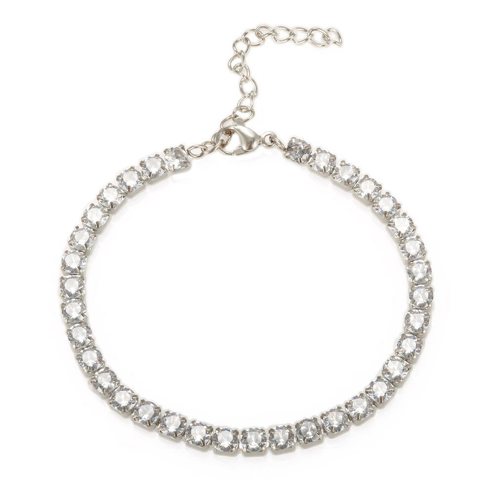 Full Diamond Tennis Bracelet Jewelry