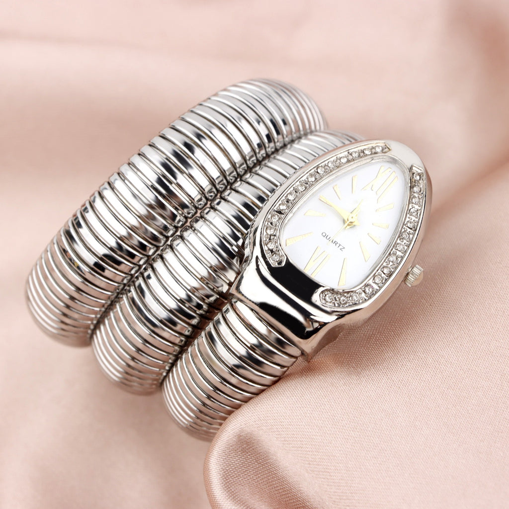 Serpent Quartz Bracelet Watch for Women
