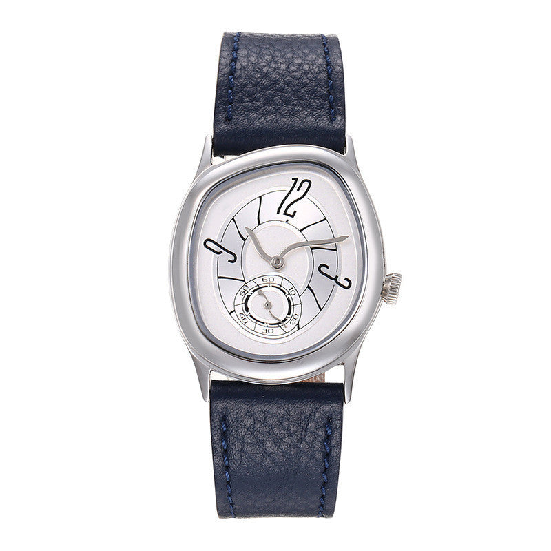 Unisex Twisted Asymmetric Quartz Strap Watch
