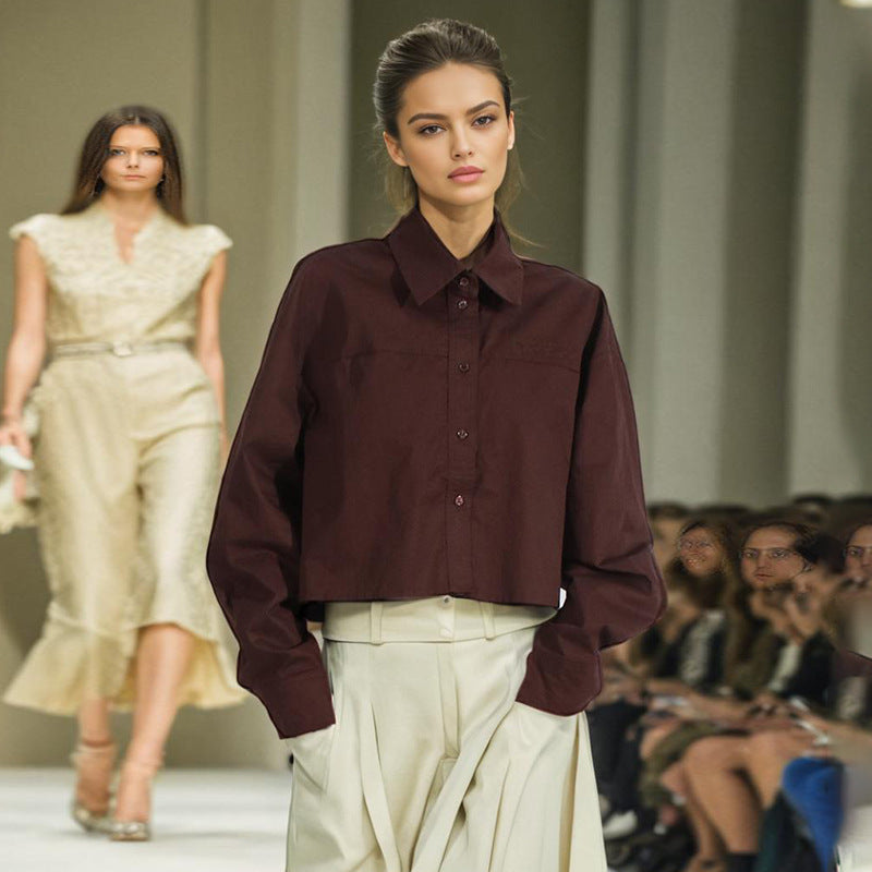 Minimalist Loose-Fit Long-Sleeve Shirt