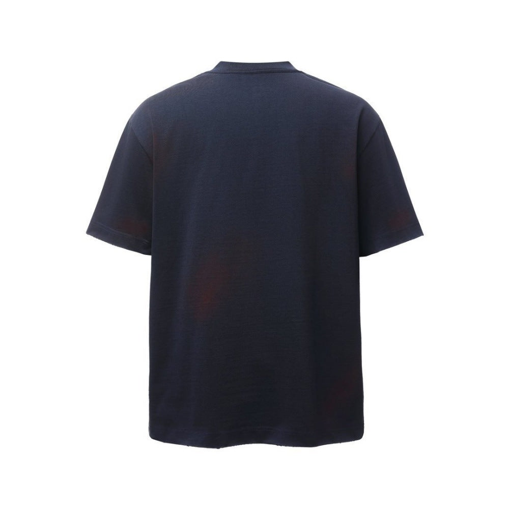 Tie dye old dirty short sleeves