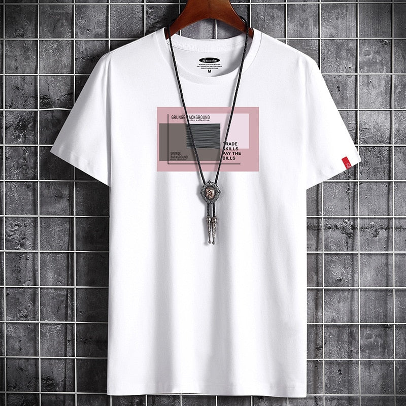 Black Oversized Anime Graphic Print T-Shirt