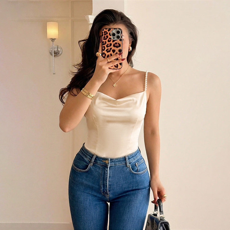 Tailored Camisole Jumpsuit with Belt