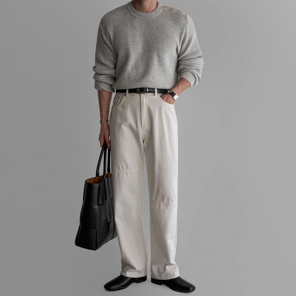 Classic Crewneck Knitted Sweater