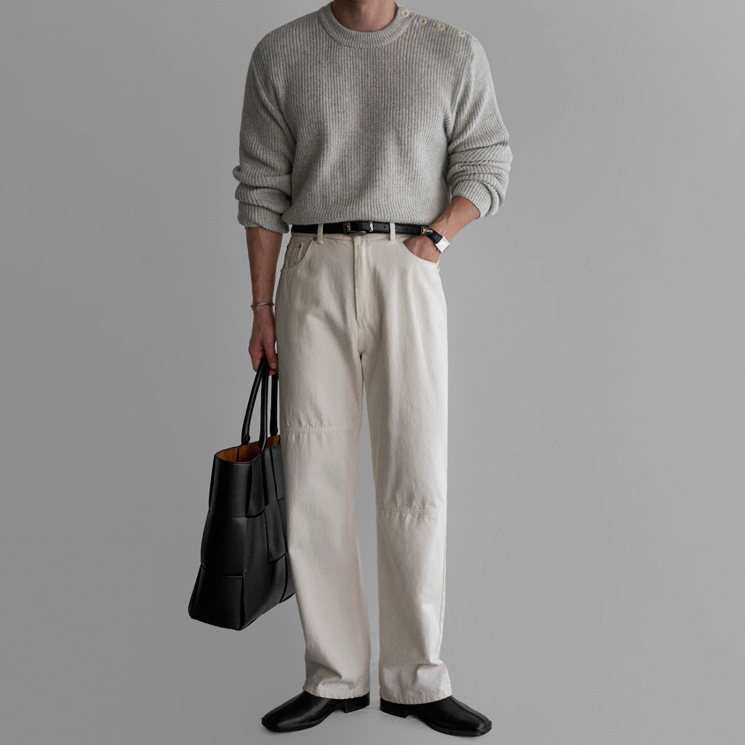 Classic Crewneck Knitted Sweater