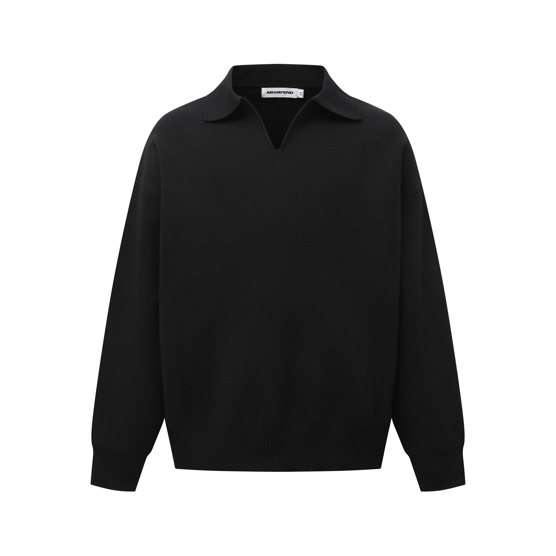 Modish Simple Collar Old Money Style Versatile Long Sleeve Sweater