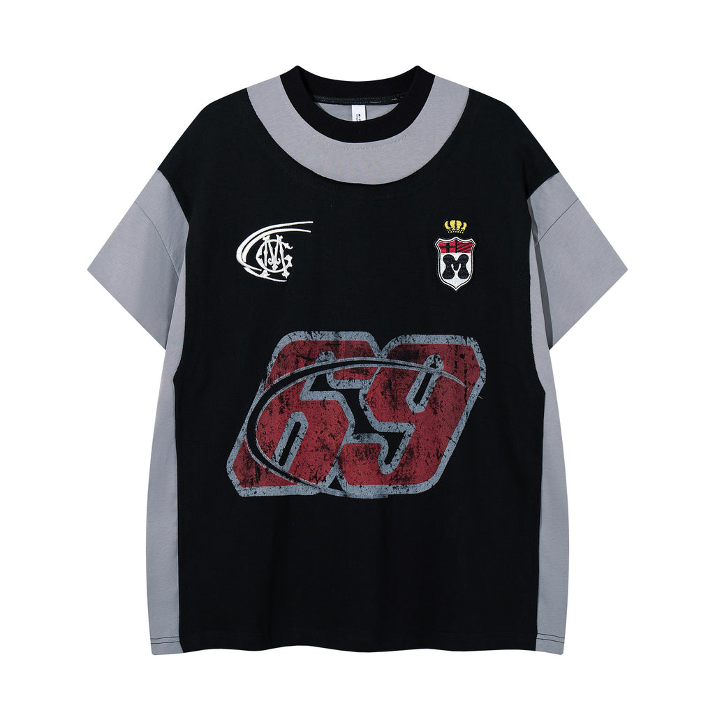 Vintage Paneled Short Sleeve T-Shirt