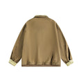 Retro old money style multi pocket workwear jacket