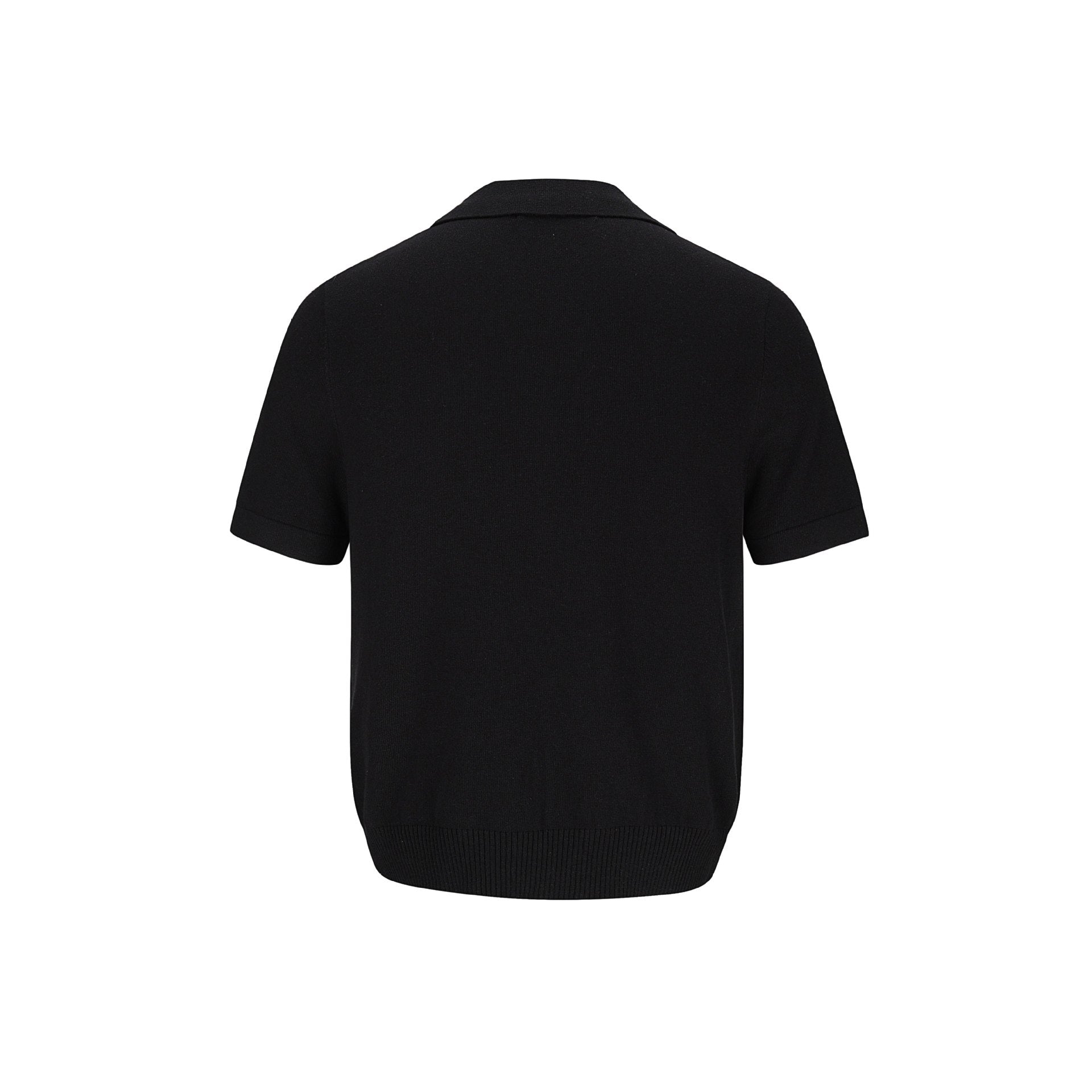 Layered Linen-Blend Short Sleeve Knit Tee