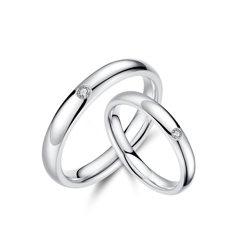 Anime Merchandise Jujutsu Kaisen Yuta Okkotsu Riko Style Couple Simple Open Ring Crystal Jewelry
