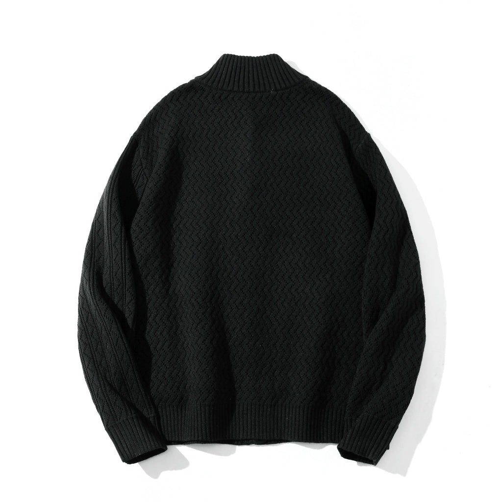 Relaxed Knit Solid Color Cardigan