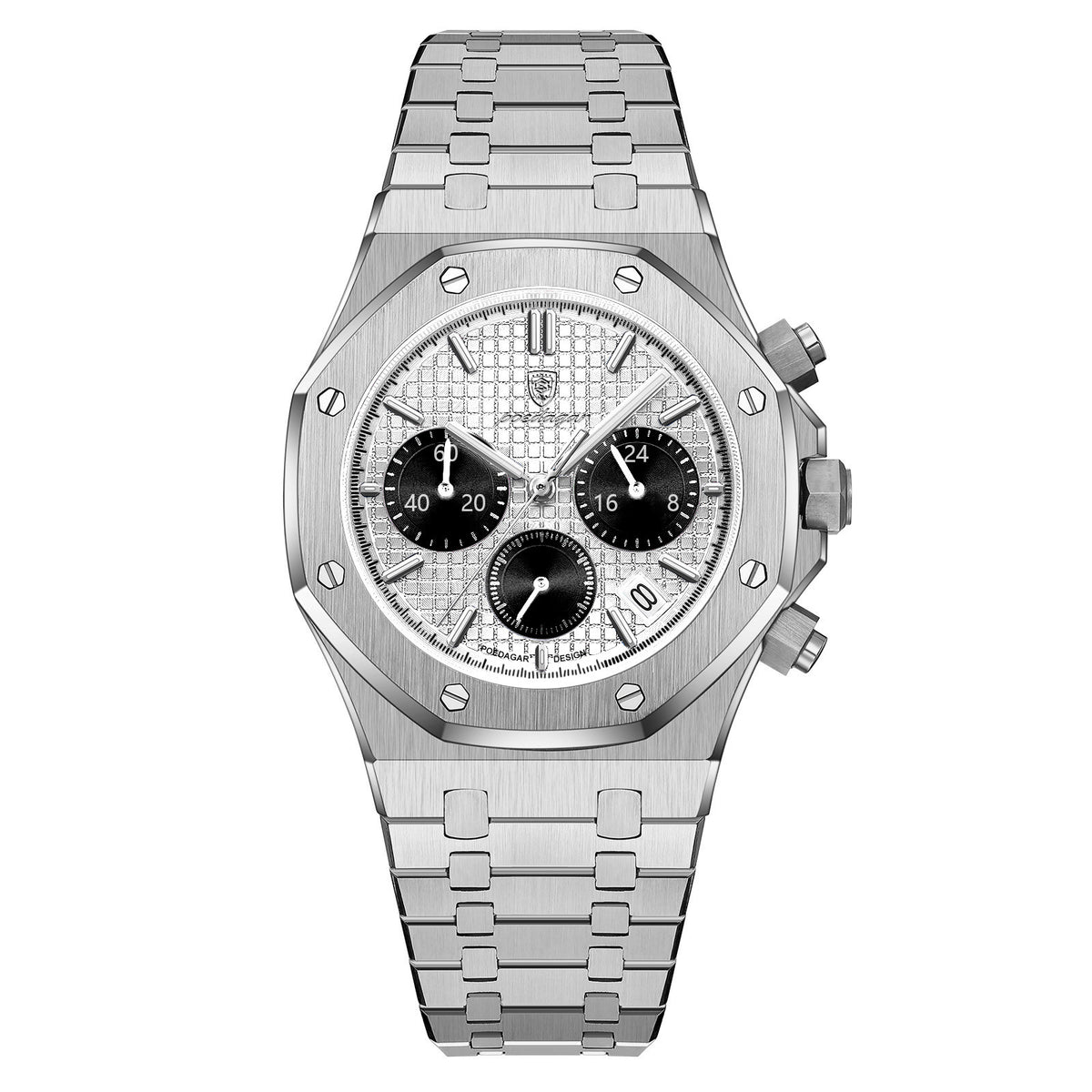 Classic Leather Quartz Watch for Men
