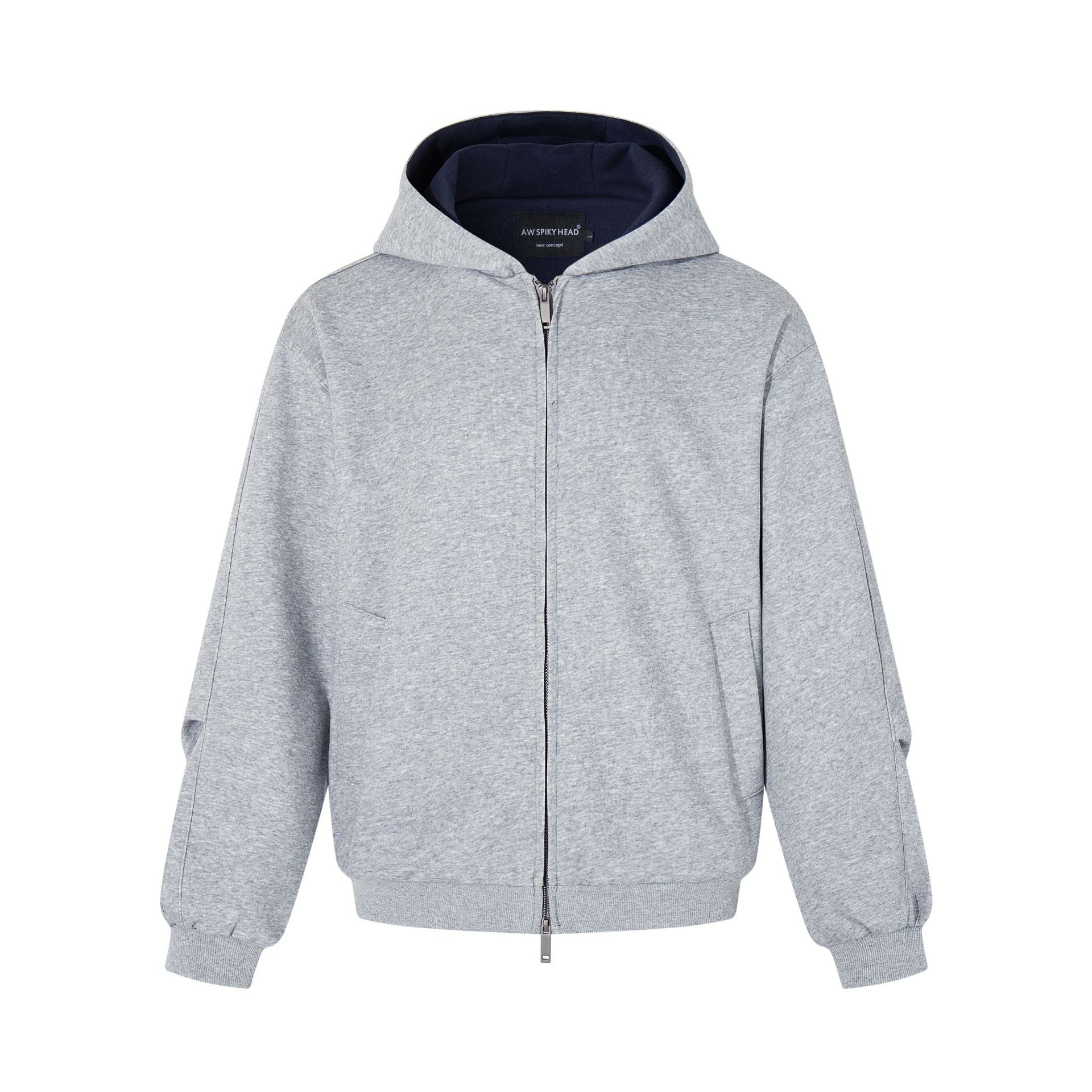 Simple old money style cardigan sweatshirt jacket