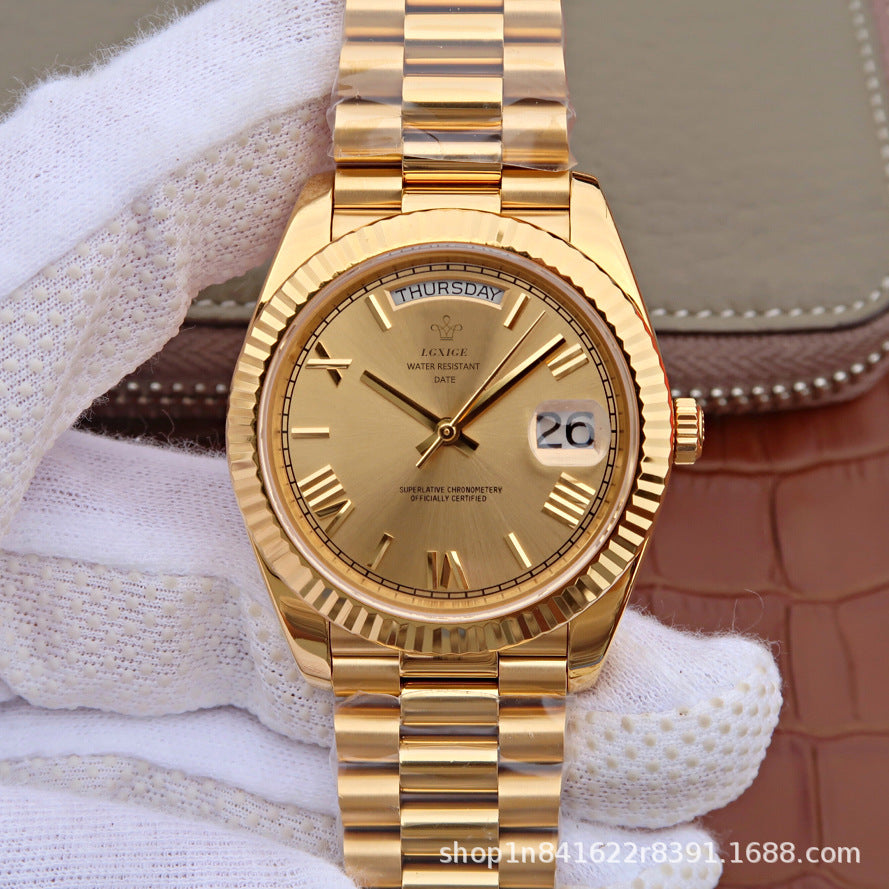 Waterproof Calendar Quartz Watch for Men