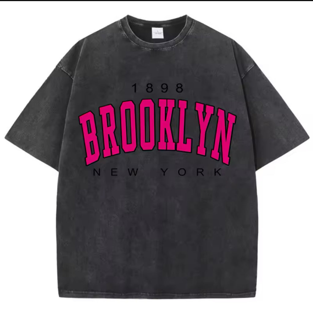Washed loose top for women