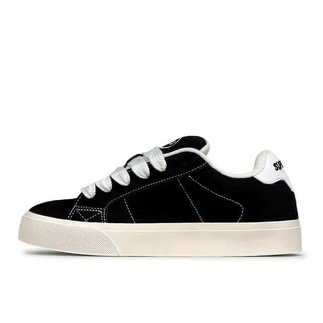 Chunky Platform Lace-Up Skate Sneakers