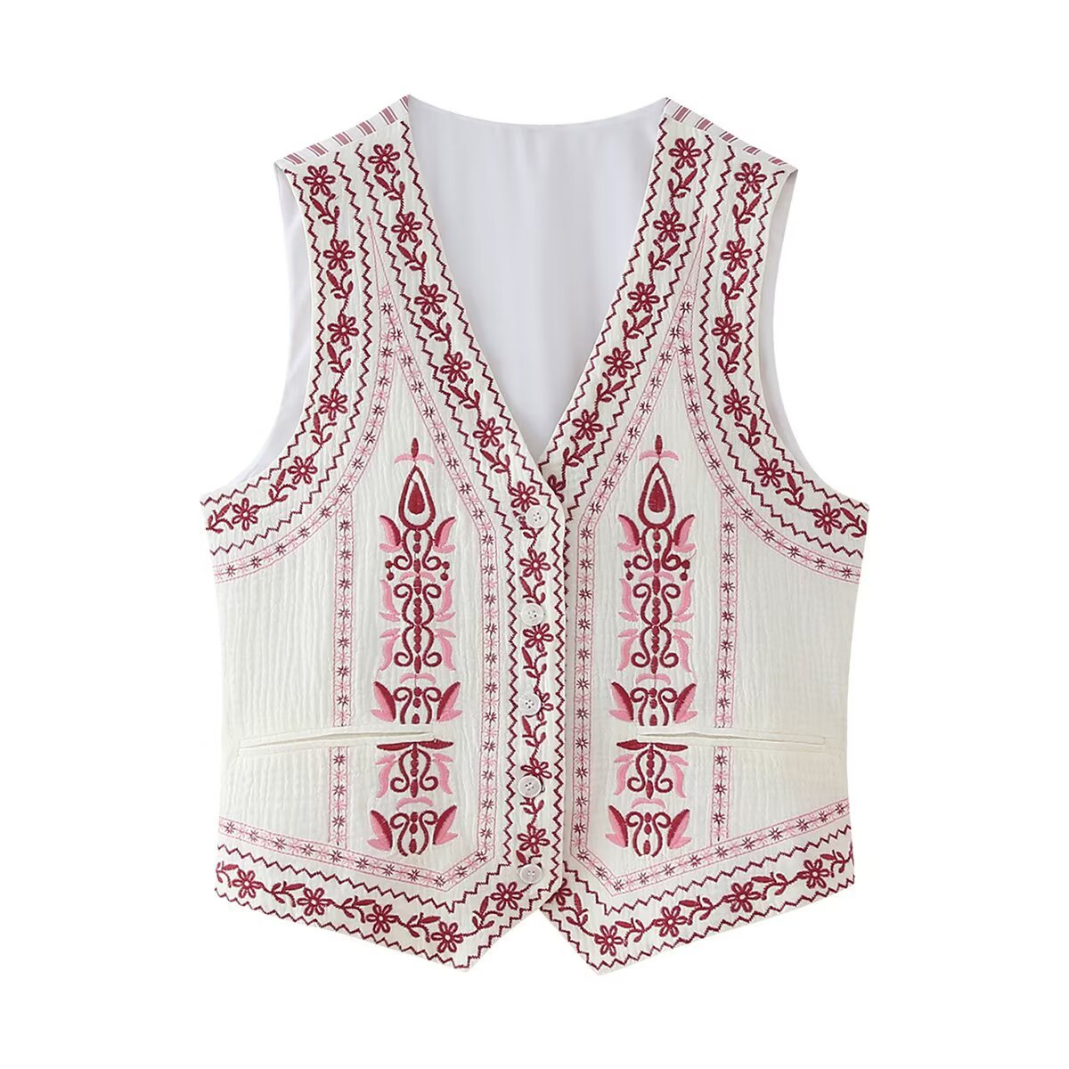 Embroidered shoulder jacket for women