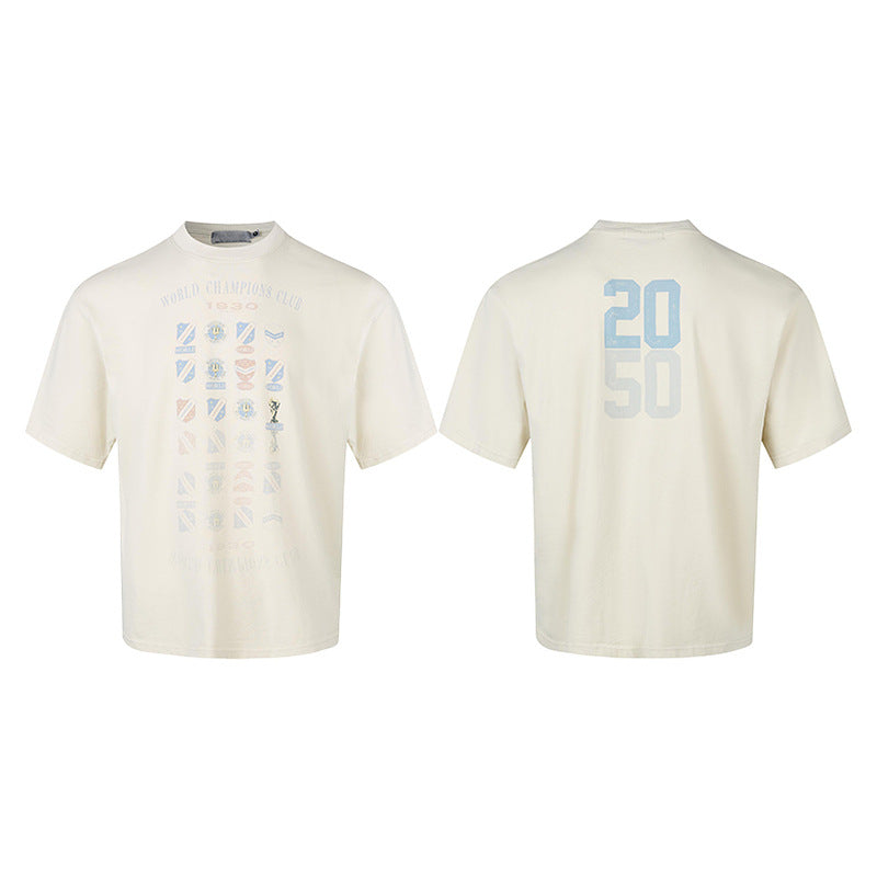 Short Sleeve T-Shirt Old Money Style Clean Fit Loose