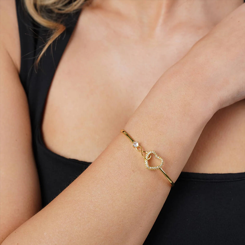 Infinite Heart Bracelet for Daughter