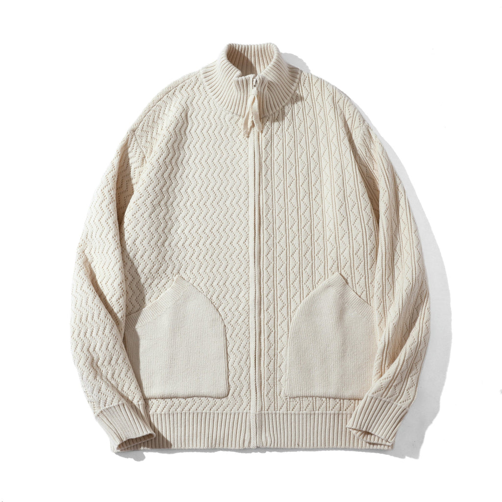 Relaxed Knit Solid Color Cardigan