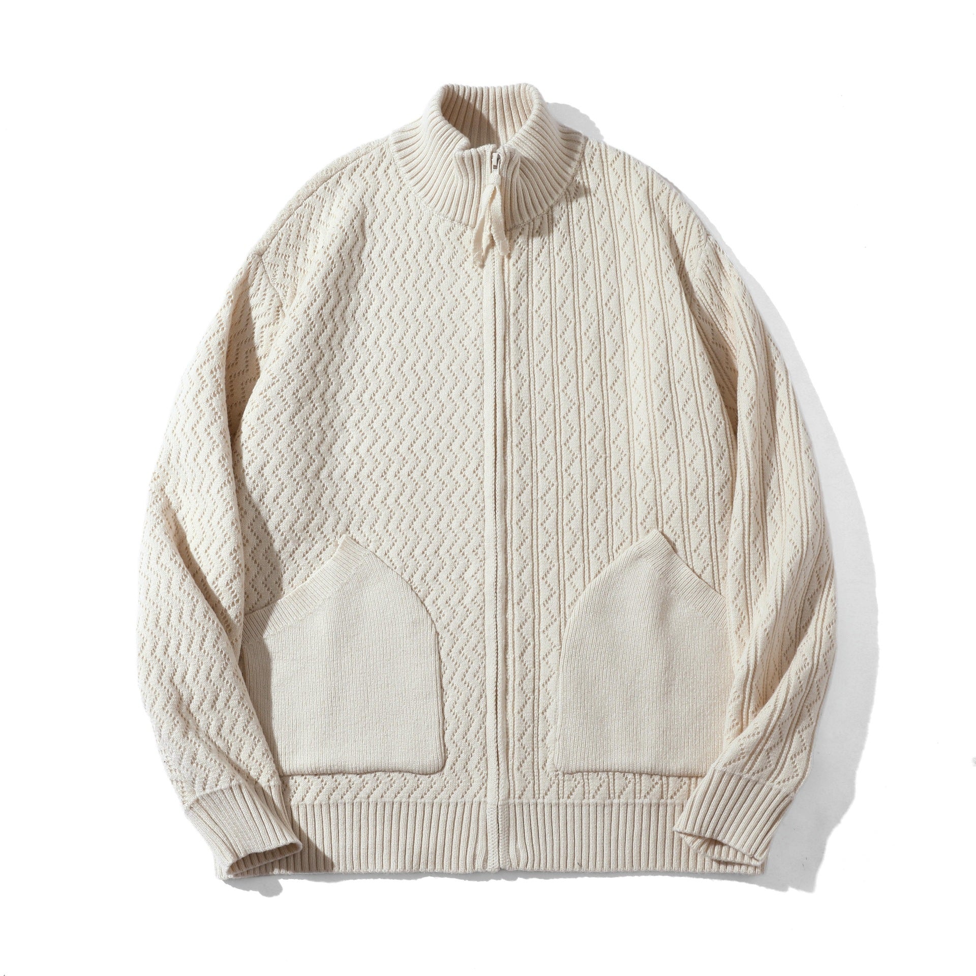 Relaxed Knit Solid Color Cardigan