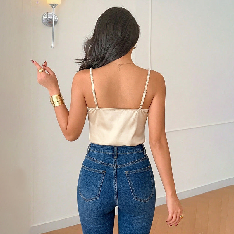 Tailored Camisole Jumpsuit with Belt