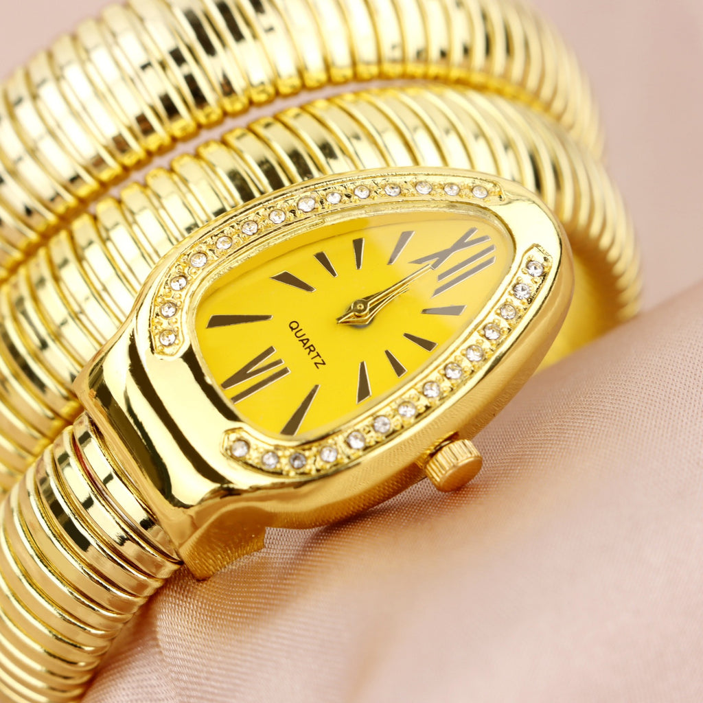Serpent Quartz Bracelet Watch for Women