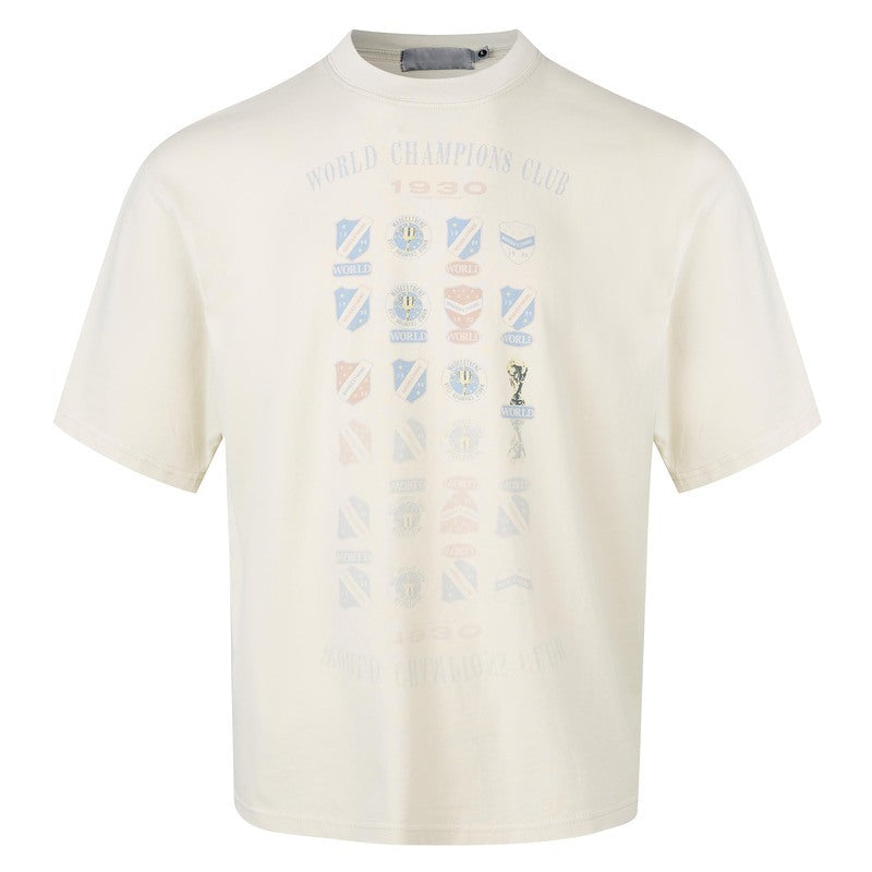 Short Sleeve T-Shirt Old Money Style Clean Fit Loose