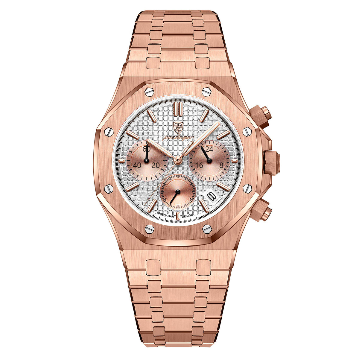 Classic Leather Quartz Watch for Men