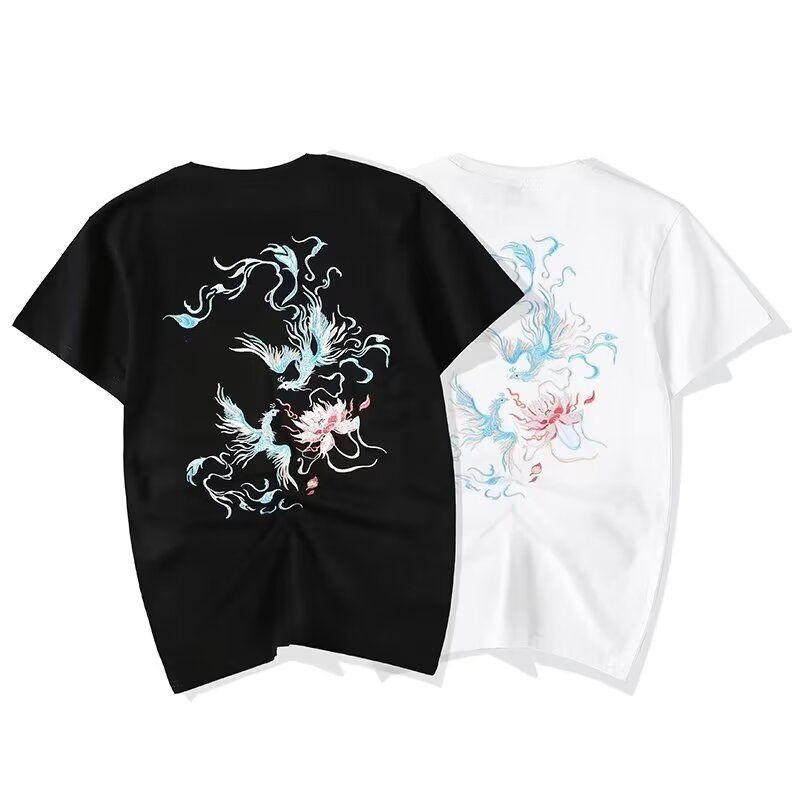 Phoenix Embroidered T-Shirt