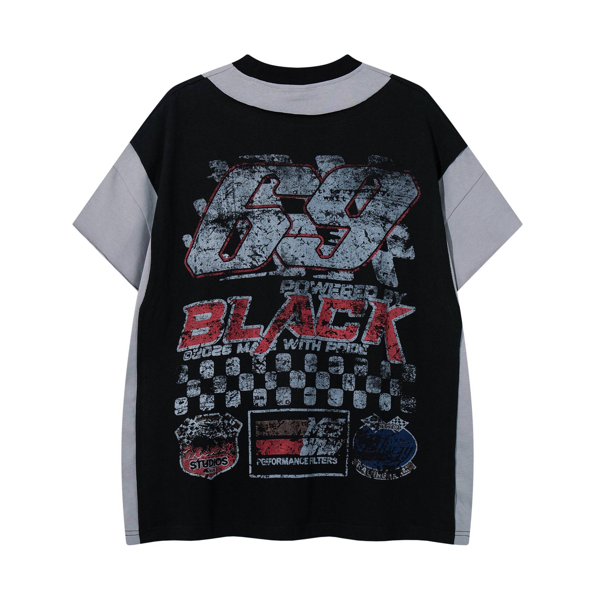 Vintage Paneled Short Sleeve T-Shirt