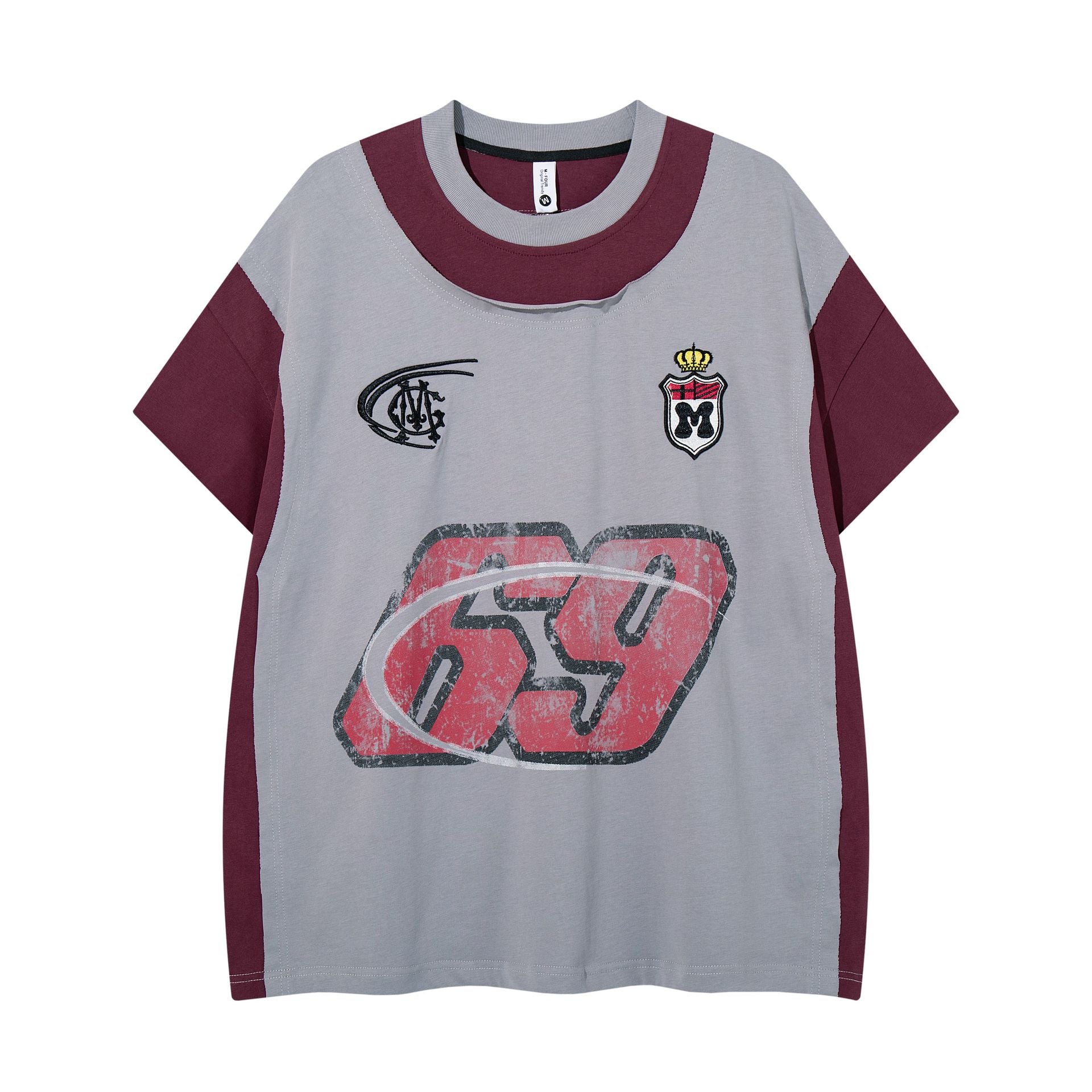 Vintage Paneled Short Sleeve T-Shirt
