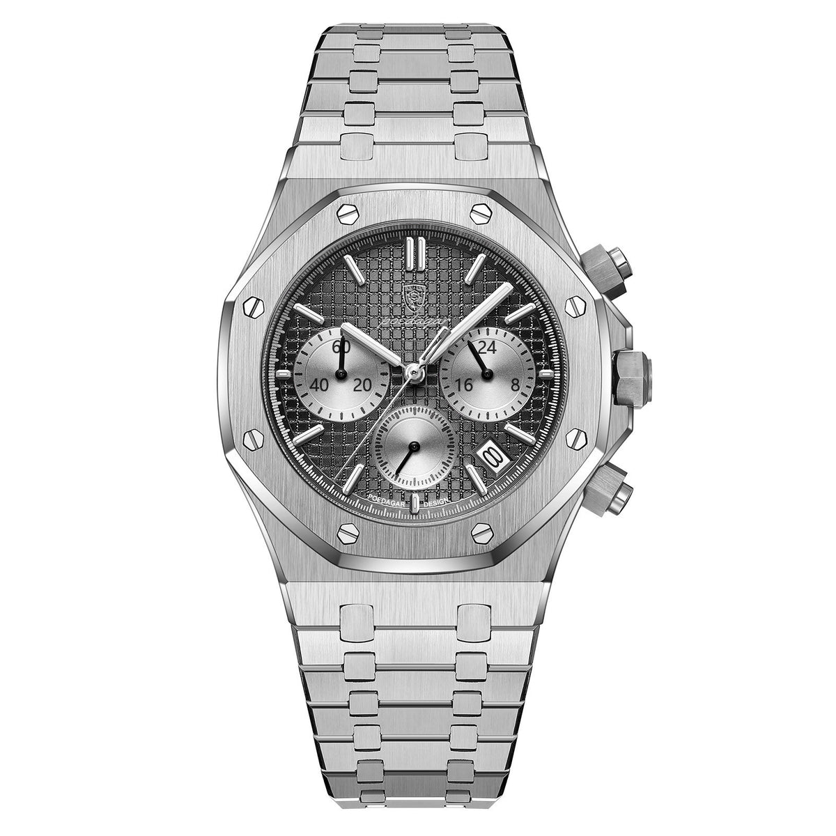 Classic Leather Quartz Watch for Men