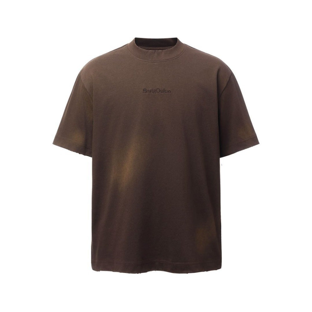 Tie dye old dirty short sleeves