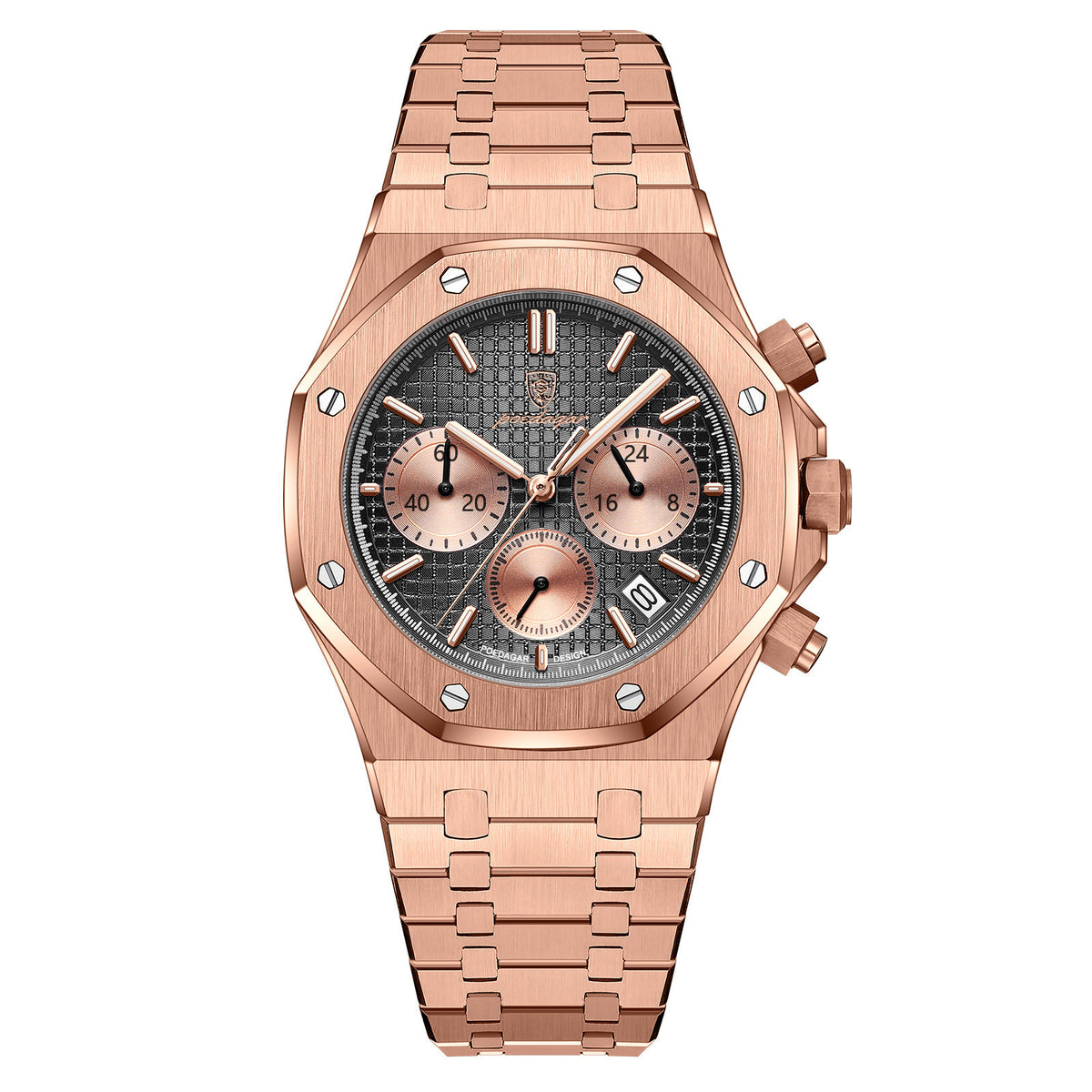 Classic Leather Quartz Watch for Men