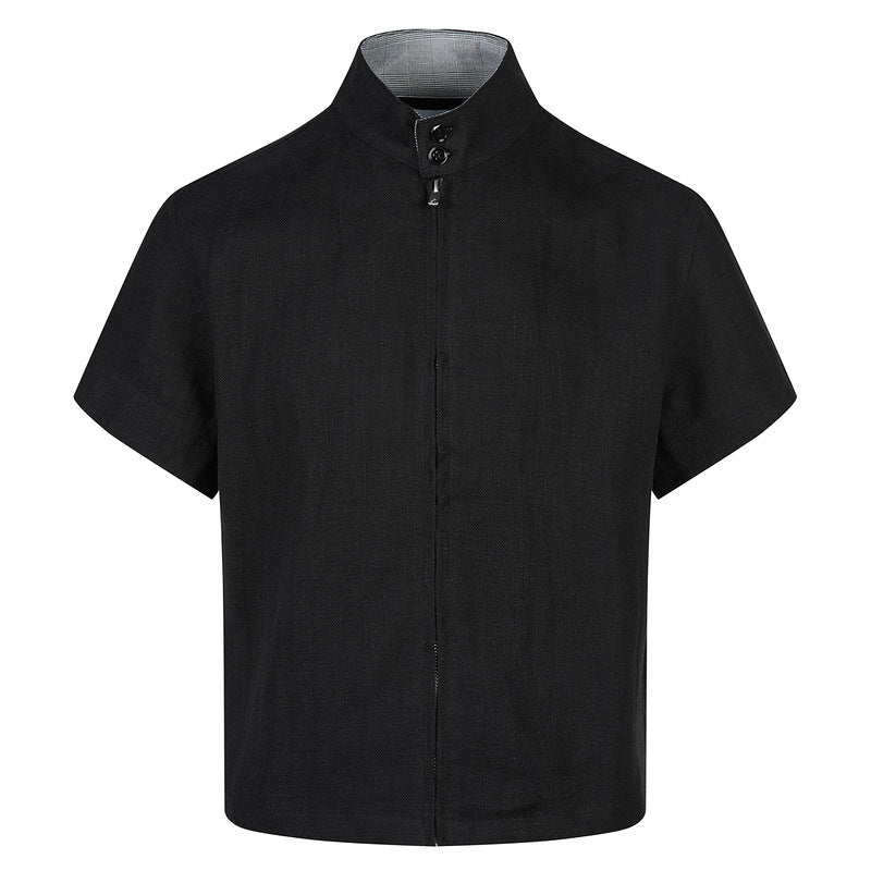Short Sleeve Shirt for Men Cleanfit Design Top Old Money Style