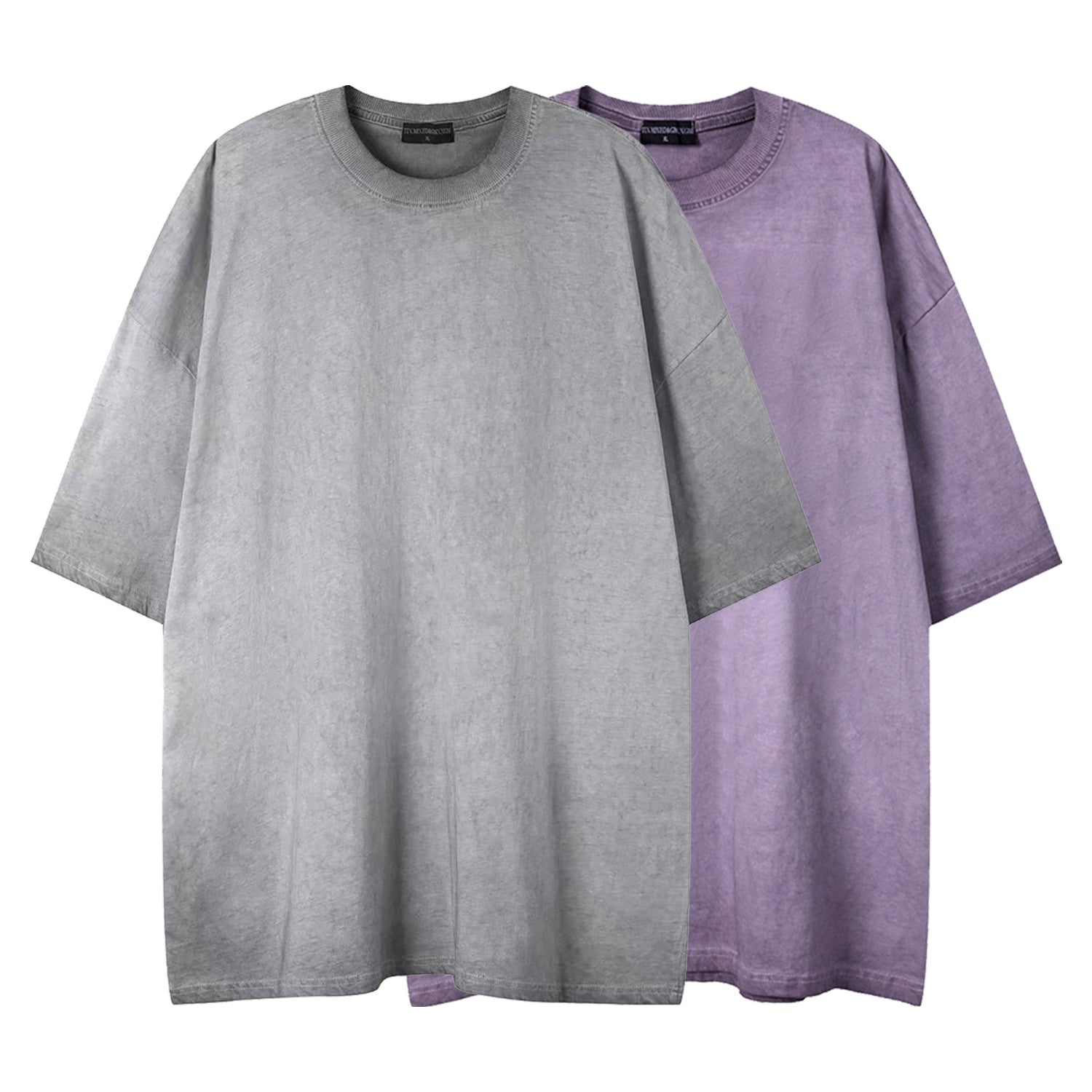 Plain Vintage-Wash Short Sleeve T-Shirt