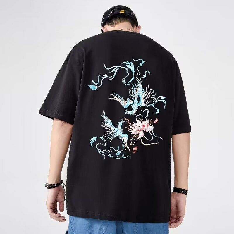 Phoenix Embroidered T-Shirt