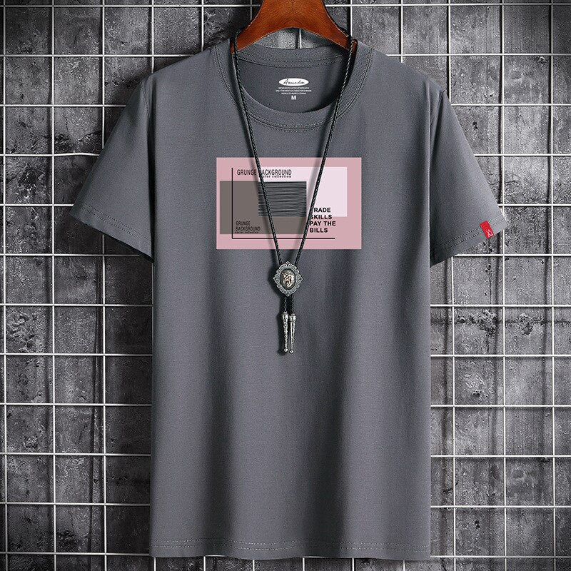 Black Oversized Anime Graphic Print T-Shirt