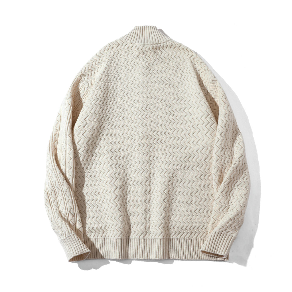 Relaxed Knit Solid Color Cardigan