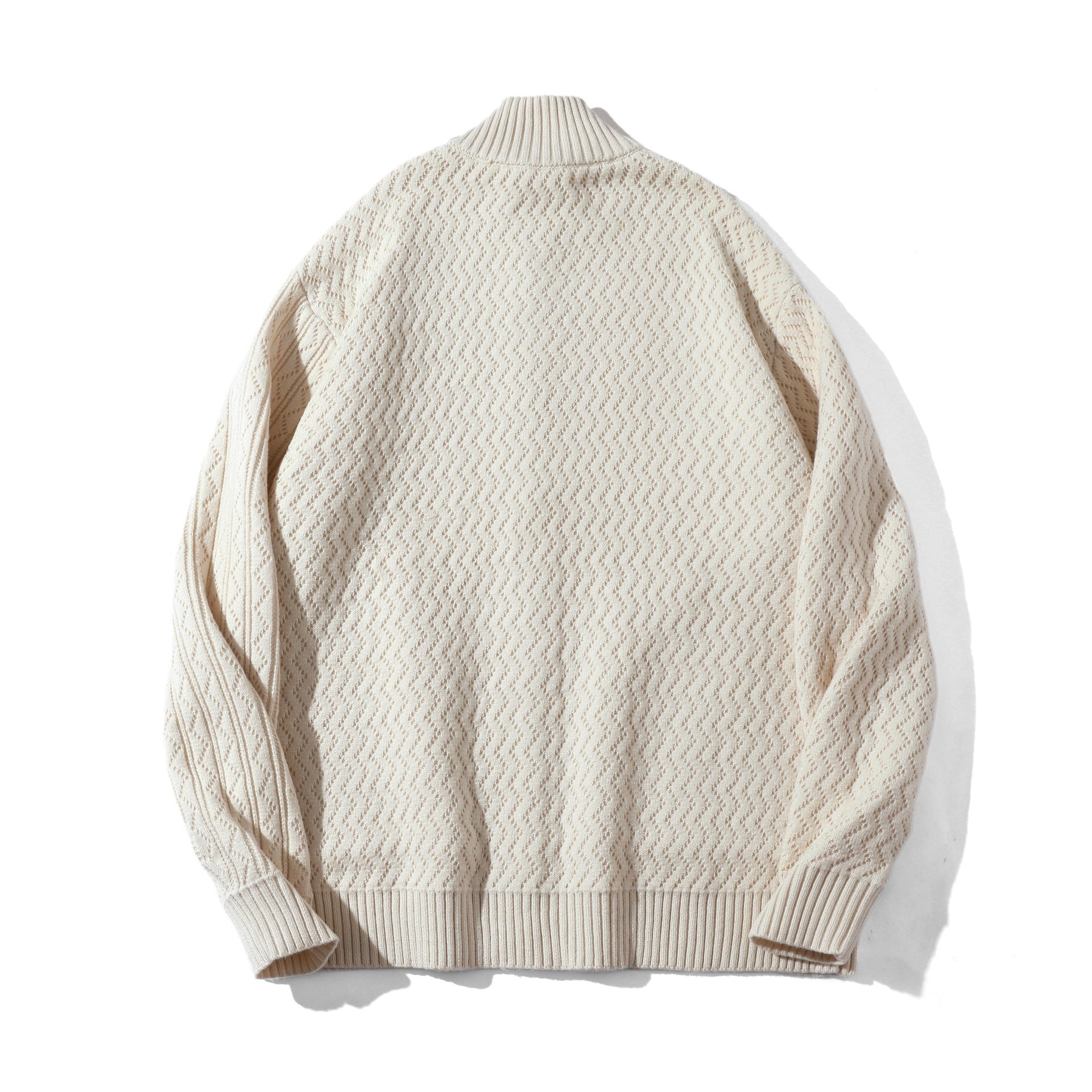 Relaxed Knit Solid Color Cardigan