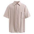 Short Sleeve Men Loose Cool Old Money Style Half Sleeve Dress Shirt