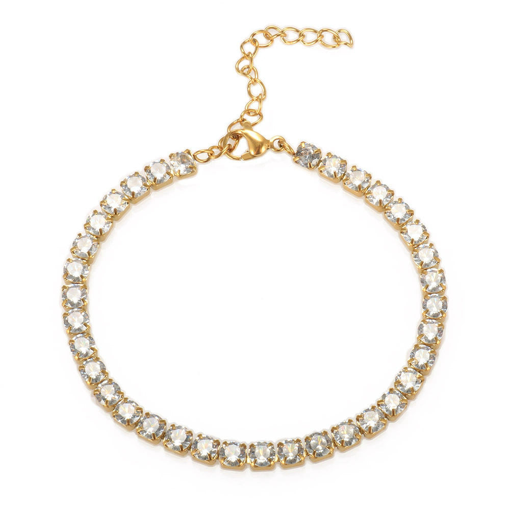 Full Diamond Tennis Bracelet Jewelry