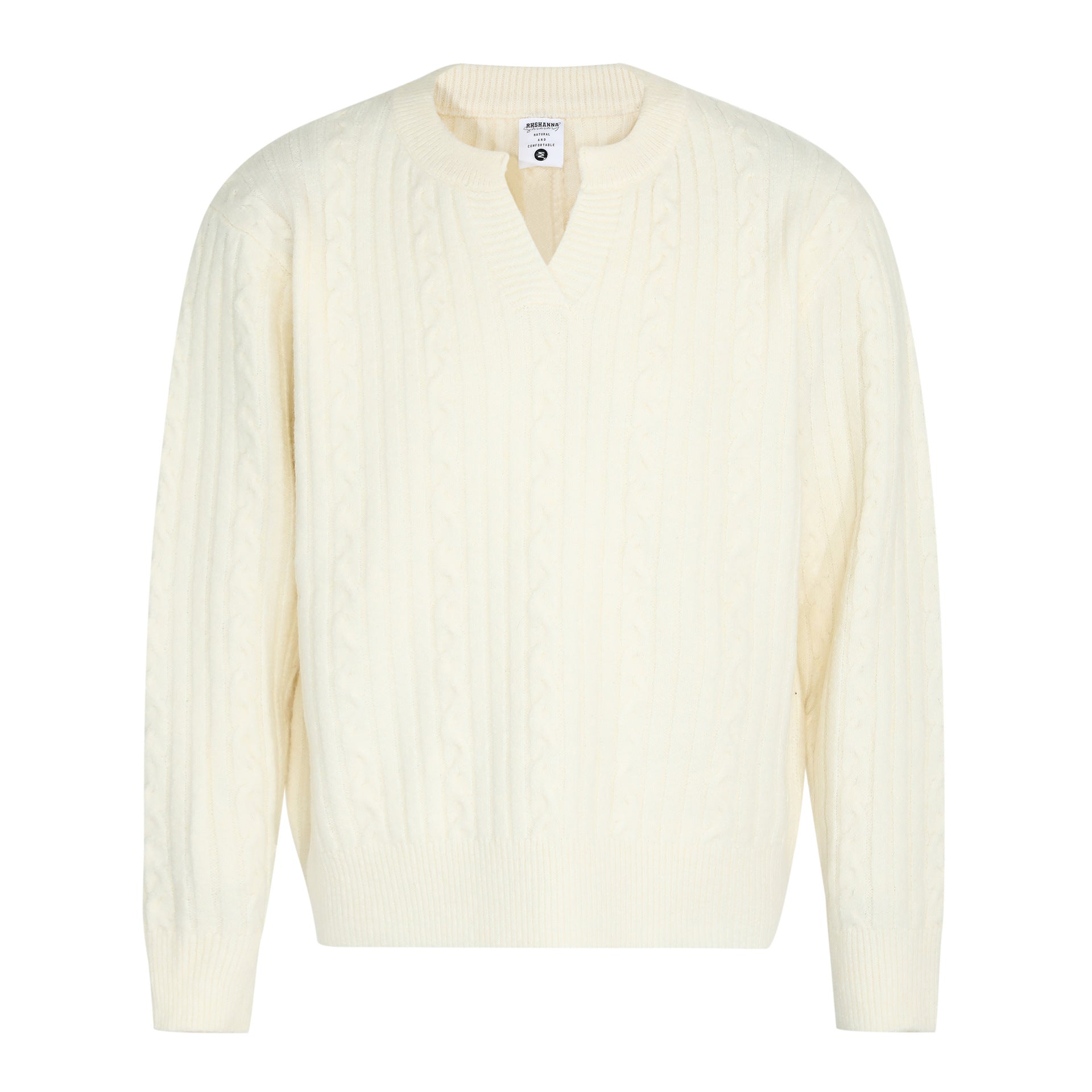 Vintage High-End Unisex Minimalist Sweater, Old Money Style, Trendy Men's Loose Long Sleeve Knitwear