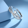 Alloy Double-Layer Star Ring