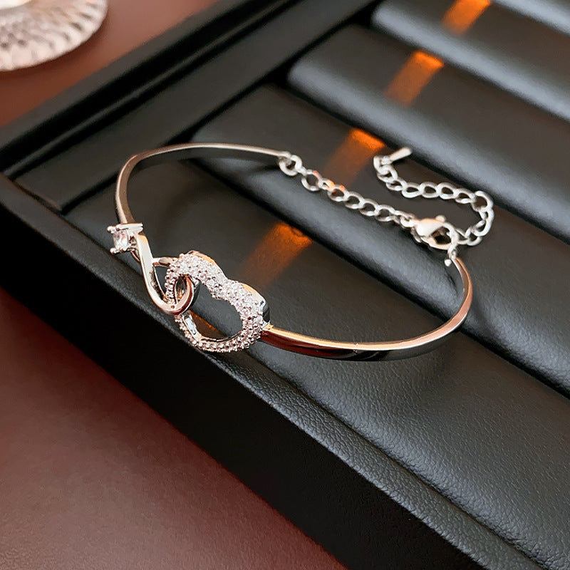 Infinite Heart Bracelet for Daughter