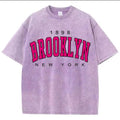 Washed loose top for women