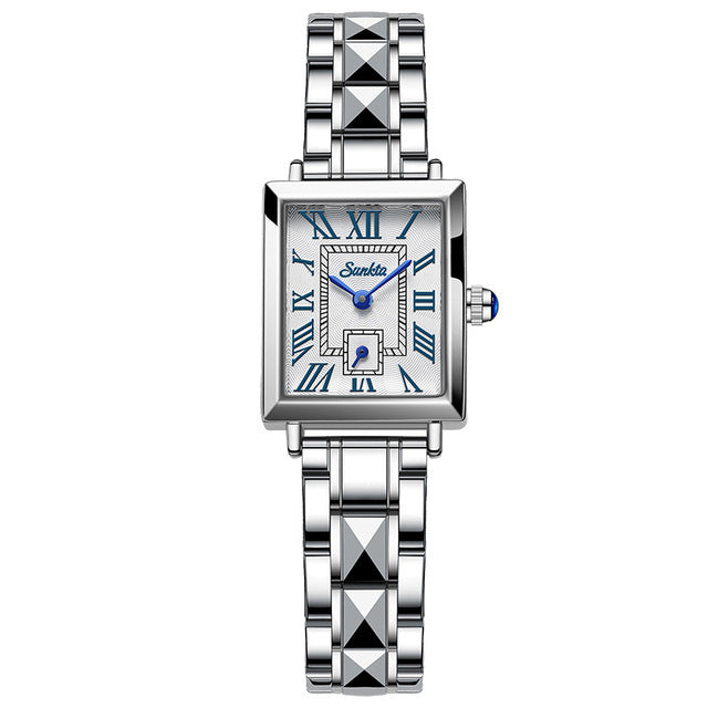 Waterproof Square Quartz Wristwatch for Women