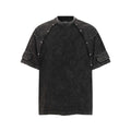 Vintage Deconstructed Rivet Short Sleeve T-Shirt